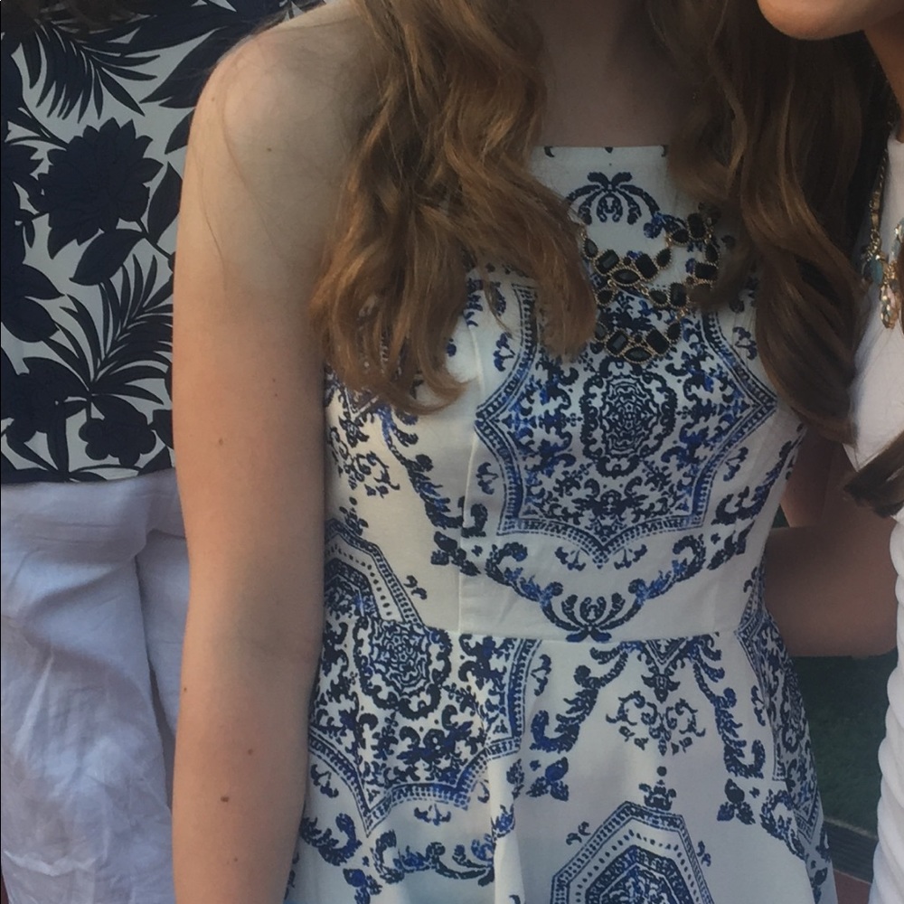 Lulu’s Patterned Skater Dress